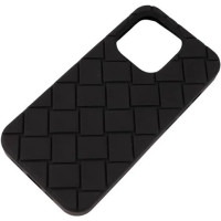 Чохол Bottega iPhone 14 Plus Silicone black
