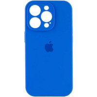 Чохол iPhone 13 Pro Silicone Case Full Camera Capri blue