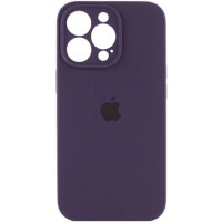 Чохол iPhone 14 Pro Silicone Case Full Camera elderberry