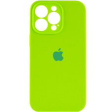 Чохол iPhone 13 Pro Max Silicone Case Full Camera Juicy green