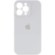 Чохол iPhone 13 Pro Max Silicone Case Full Camera White