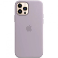 Чохол iPhone 13 Pro Max Silicone Case Full lavender