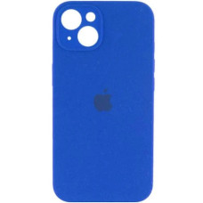 Чохол iPhone 14 Silicone Case Full Camera capri blue