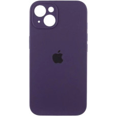 Чохол iPhone 14 Silicone Case Full Camera elderberry