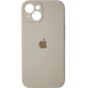 Чохол iPhone 14 Silicone Case Full Camera stone