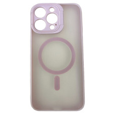 Чохол iPhone 15 Pro Max Stand Camera with MagSafe pink
