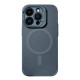 Чохол iPhone 15 Pro Max Stand Camera with MagSafe dark blue