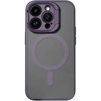 Чохол iPhone 14 Pro Max Stand Camera with MagSafe purple
