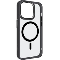 Чохол iPhone 15 Plus Frosted with MagSafe black