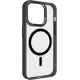 Чохол iPhone 13 Pro Max Frosted with MagSafe black