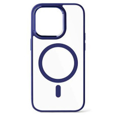 Чохол iPhone 15 Pro Crystal Case with MagSafe dark blue