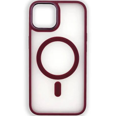 Чохол iPhone 15 Crystal Case with MagSafe marsala