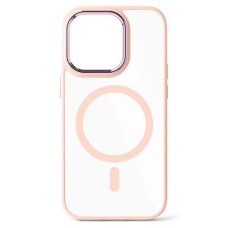 Чохол iPhone 15 Crystal Case with MagSafe pink
