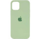 Чохол iPhone 15 Pro Silicone Case Full mint gum