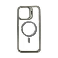 Чохол iPhone 15 Crystal Stand Camera gray