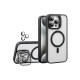 Чохол iPhone 15 Crystal Stand Camera black