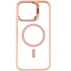 Чохол iPhone 15 Pro Max Crystal Stand Camera pink