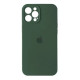 Чохол iPhone 13 Pro Silicone Case Full Camera Pine green
