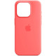Чохол iPhone 15 Silicone Case with MagSafe guava