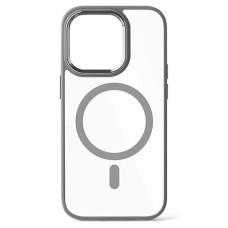 Чохол iPhone 15 Pro Crystal Case with MagSafe gray