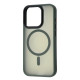 Чохол iPhone 14 Pro Frosted with MagSafe green