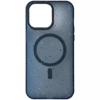 Чохол iPhone 15 Splattered with MagSafe dark blue