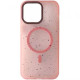 Чохол iPhone 15 Pro Max Splattered with MagSafe pink