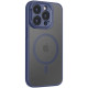 Чохол iPhone 15 Rock Guard Magnet Full Camera (Foldable Bracket) blue