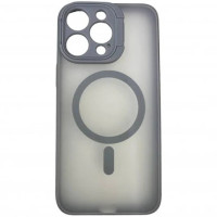 Чохол iPhone 15 Rock Guard Magnet Full Camera (Foldable Bracket) gray