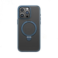Чохол iPhone 15 Pro Rock Guard Magnetic (Ring) blue