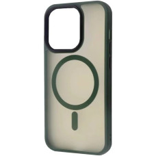 Чохол iPhone 14 Pro Max Guard matte with MagSafe green
