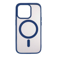 Чохол iPhone 14 Pro Max Guard matte with MagSafe dark blue