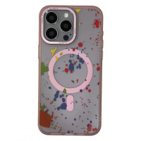 Чохол iPhone 15 Pro Max Blot with MagSafe wine red