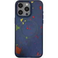 Чохол iPhone 15 Pro Blot with MagSafe dark blue