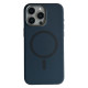 Чохол iPhone 15 Pro Max No Logo Silicone Case with MagSafe winter blue