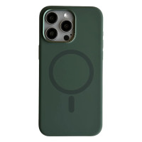 Чохол iPhone 15 Pro Max No Logo Silicone Case with MagSafe cypress
