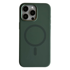 Чохол iPhone 15 Pro No Logo Silicone Case with MagSafe cypress