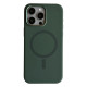 Чохол iPhone 15 Pro No Logo Silicone Case with MagSafe cypress