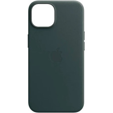 Чохол iPhone 14 Plus Leather Case with MagSafe forest green