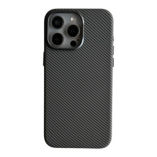 Чохол iPhone 15 Pro Kevlar material with MagSafe gray