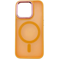 Чохол iPhone 15 Pro Hybrid with MagSafe orange