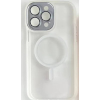 Чохол iPhone 15 Pro Shield Full Camera with MagSafe white