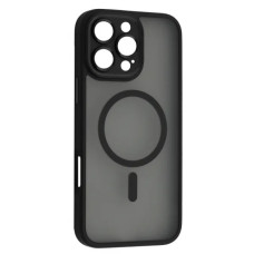 Чохол iPhone 15 Pro Max Crystal Stand Double with MagSafe black