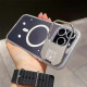 Чохол iPhone 15 Pro Crystal Stand Double with MagSafe white