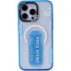 Чохол iPhone 15 Pro Max Kick case Stand with MagSafe blue