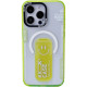 Чохол iPhone 15 Pro Max Kick case Stand with MagSafe green