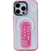 Чохол iPhone 15 Pro Max Kick case Stand with MagSafe pink
