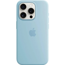 Чохол iPhone 15 Pro Silicone Case with MagSafe light blue