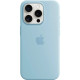 Чохол iPhone 15 Pro Silicone Case with MagSafe light blue