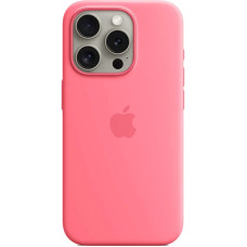 Чохол iPhone 15 Silicone Case with MagSafe pink